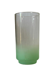 MCM Frosted Blendo Ombre Frosted Cups Libbey Glass Tumbler 4pc Drink Set