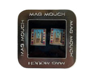 Mag Mouch Sophos Novelty Cufflink 2pc Pornstar and New York City Jewelry Buttons