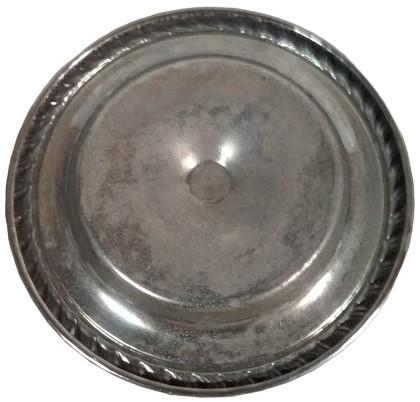 Candle Holders (2) w/ Attached Plate Maybe Oneida Silverplate Vintage