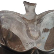 Beautiful Shiny Leaf-Shaped Silverplate Tray Vintage 6.5" x 7.5"