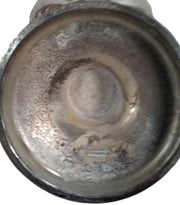 Flowery Ornate Silverplate Scuttle Vintage Pedestal Candy/Nut Server