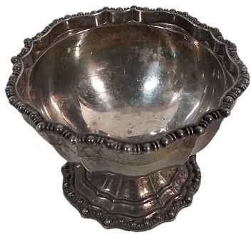 Avon Silverplate Miniature Pedestal Bowl Vintage AMC