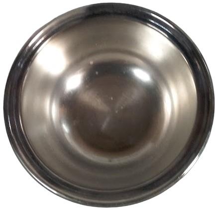 Bormioli Rocco Glass Insert for Silver Pedestal Bowl Vintage Made in Italy 58