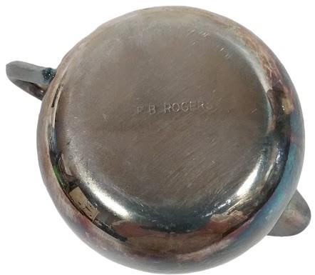 Creamer Sugar Bowl Antique FB Rogers Vintage Silverplate