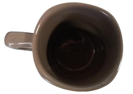 Coffee Mug Antique Hall 37 Stackable Vintage Ceramic Made in Ohio Set of 2
