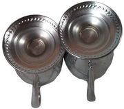 Coffee/Tea Pot Set of 2 Antique Keystone Silver Company Vintage Silverplate