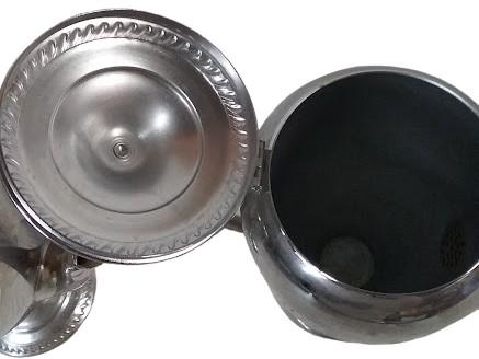 Coffee/Tea Pot Set of 2 Antique Keystone Silver Company Vintage Silverplate