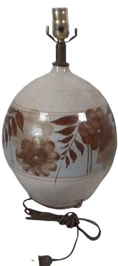 California Pottery Jumbo Small Lamp Set of 2 UL Listed Antique Electric Vintage