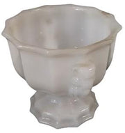 EO Brody Antique Milk Glass Vase Made in Cleveland, Ohio Vintage MJ-46