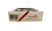 Pyramid In Box Decorative Shiny Gold Ornament 20pc Christmas Bulb Trinket Set