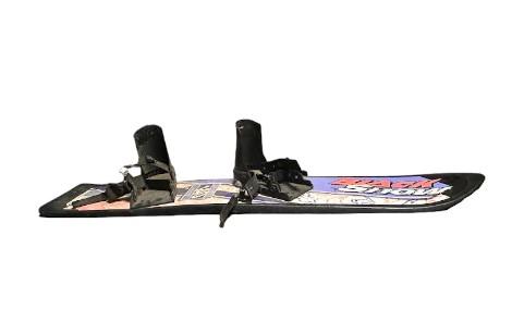 SLM Vintage Black Snow Super Mogul 140 Adult Snowboard with Regular Footing