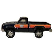 Uhual Two Purple and Black Trucks and Brown Nylint Horse Ranch Truck
