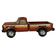 Uhual Two Purple and Black Trucks and Brown Nylint Horse Ranch Truck