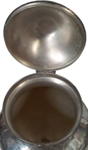 Birmingham Silver Company Antique Tea/Coffee Pot Silver on Copper Vintage BSC