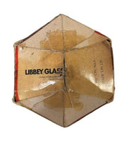 Libbey Glass 1970s Vintage Hanging Crystal Bubble Net Fish Bowl Retro Terrarium