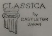 Classica Cups and Saucers Antique Castleton Japan Set of 7 Vintage
