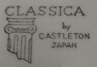 Classica Cups and Saucers Antique Castleton Japan Set of 7 Vintage