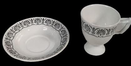 Classica Cups and Saucers Antique Castleton Japan Set of 7 Vintage