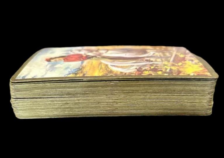 Rare Vintage Sexy Cowgirl Pinup Horse and Border Collie 2 Decks Playing Cards