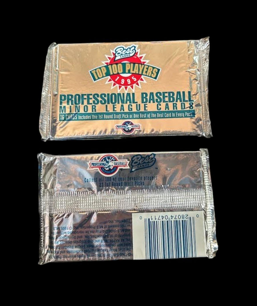 MLB 1995 Best Cards Professional Baseball Top 100 Players New 6 Count of Decks