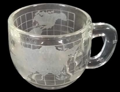 Nestle World Map Coffee Pot Cups Antique Set of 10 Vintage