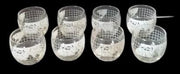 Nestle World Map Antique  Coffee Cups (Set of 4) and Glasses (Set of 8) Vintage