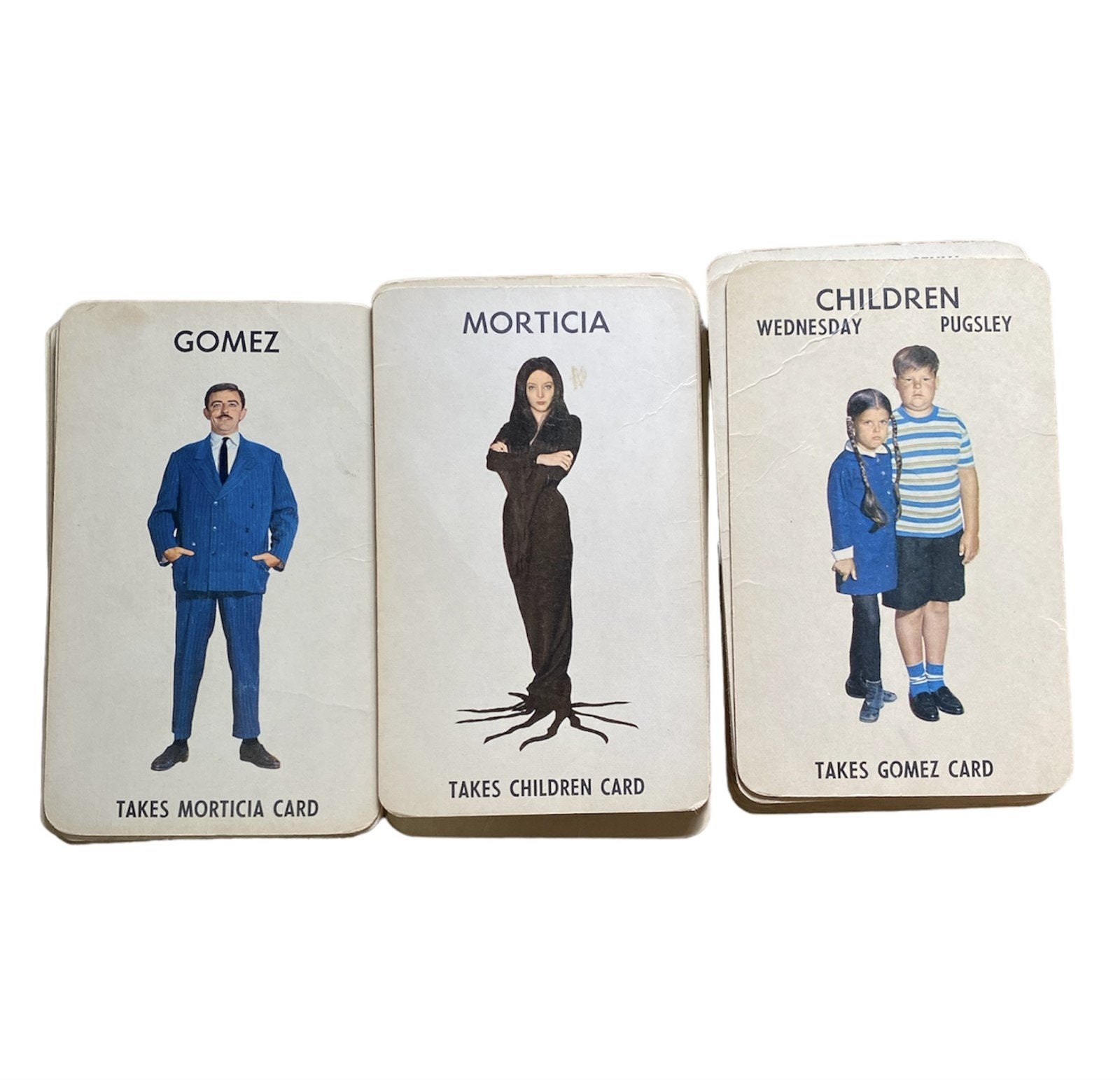 Addams Family Card Game Antique Milton Bradley Vintage #4536