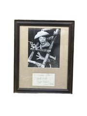 1960s Star Actor Larry Storch F-Troop Star Best Wishes Collectible Autograph