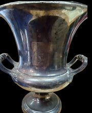 Spero Trophy Shaped Ice Bucket Wine Cooler Vintage Engraved Decor