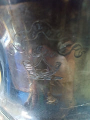 Spero Trophy Shaped Ice Bucket Wine Cooler Vintage Engraved Decor