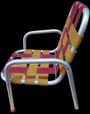 Child's Aluminum Folding Lawn Chair Vintage Outdoor Furniture