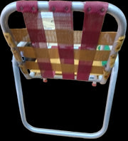 Child's Aluminum Folding Lawn Chair Vintage Outdoor Furniture