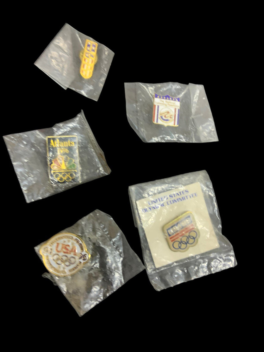 Olympic Pins Lot of 21 Vintage USA Lapel 1990s Collectible Sports Memorabilia