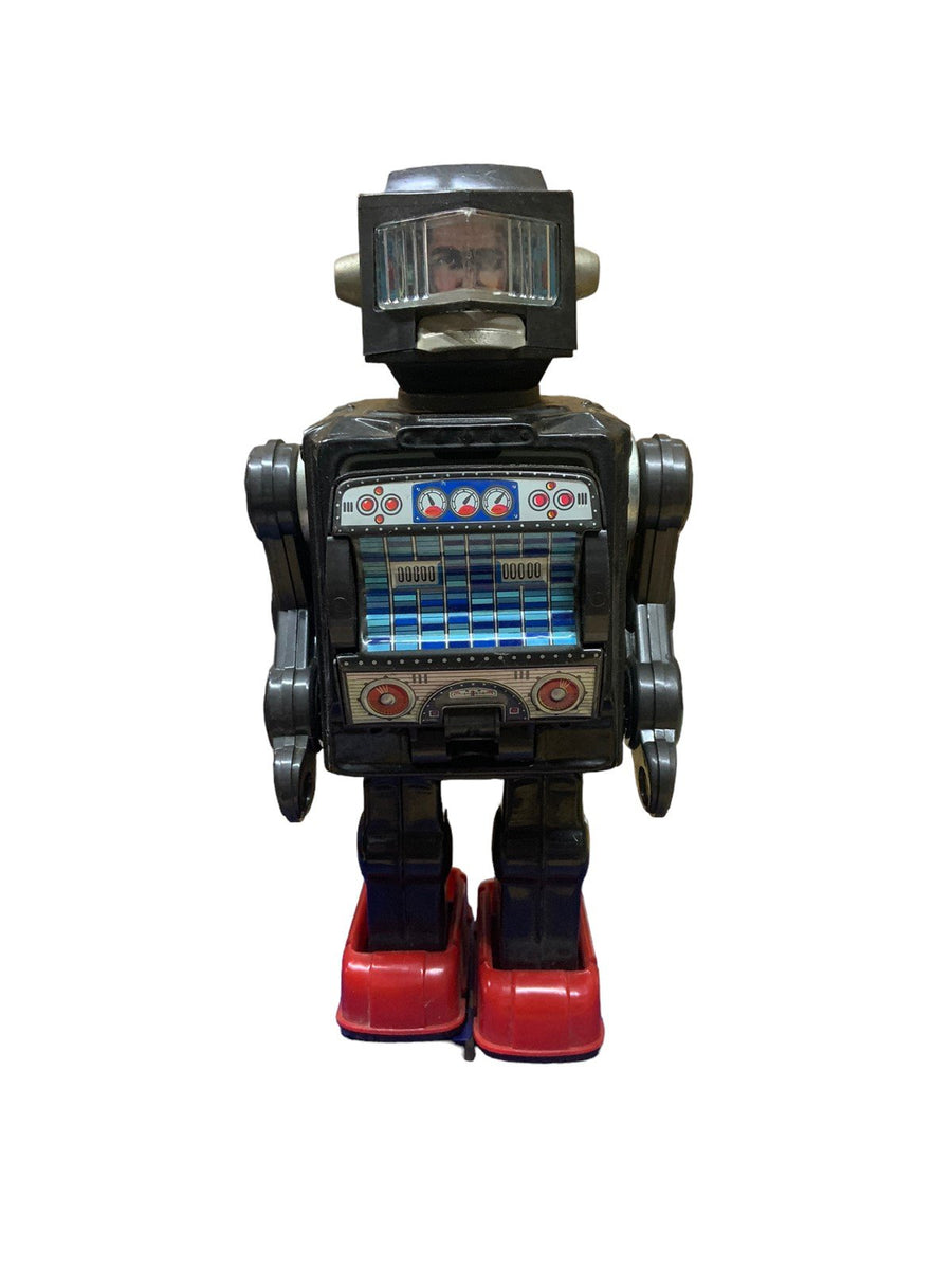 Horikawa Tin Spaceman Antique Made in Japan Vintage