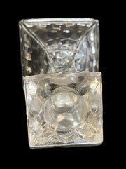 American Crystal Candlestick Holder Antique Fostoria Eiffel Tower Vintage Taper