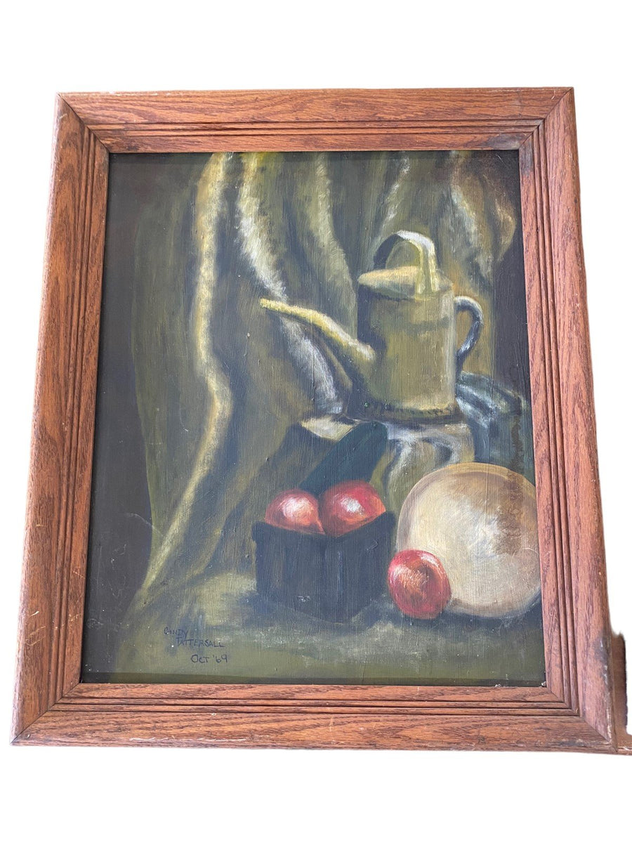 Still Life With a Watering Can Oil Painting Scholastics Art Student Contest