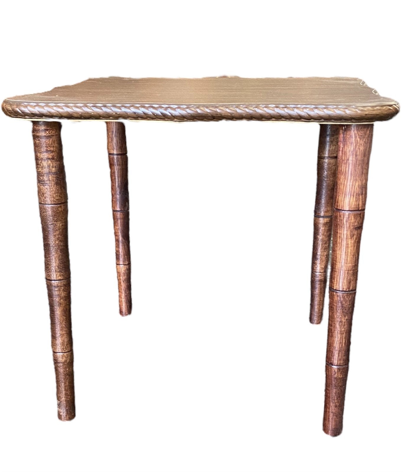 Beautiful Nesting Tables Set of 3 Antique Fanta Inc. Vintage Removable Legs MCM