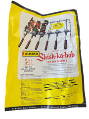 Almaco Shish-Ka-Bob Set and Skewers Antique Sommer Metalcraft Vintage MCM