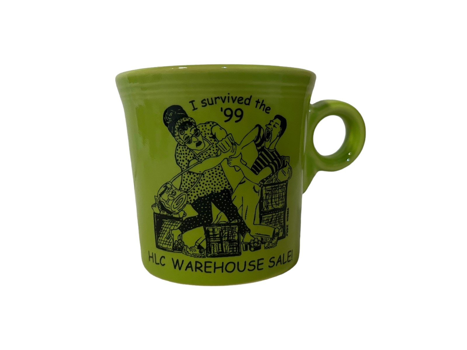 Fiesta Chartreuse Rare Exclusive HLC Warehouse Sale 1999 Collectible Coffee Mug