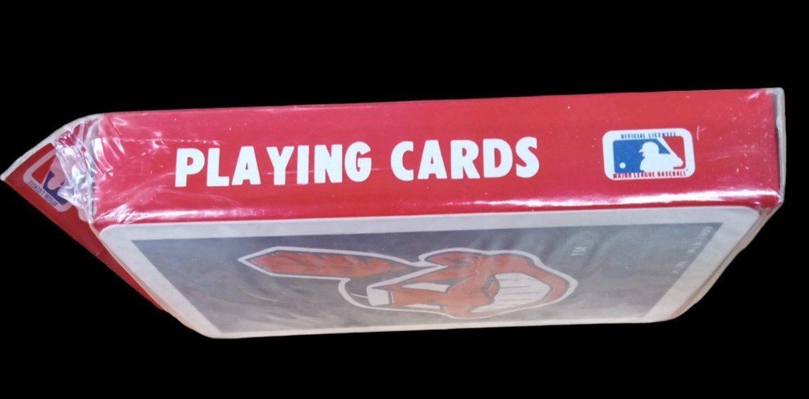 Cleveland Indians Playing Cards Unopened Vintage Collectible Baseball 1980s