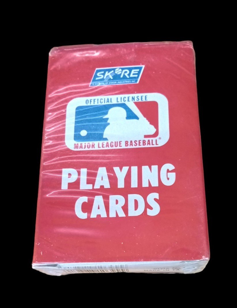 Cleveland Indians Playing Cards Unopened Vintage Collectible Baseball 1980s