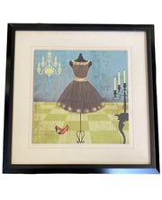 Haute Couture Dress on Mannequin Digital Painting Print