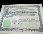 Youngstown Mantle And Tile Company Stock Certificate Vintage Historical