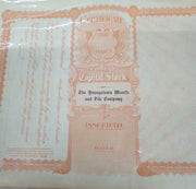 Youngstown Mantle And Tile Company Stock Certificate Vintage Historical