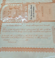 Youngstown Mantle And Tile Company Stock Certificate Vintage Historical