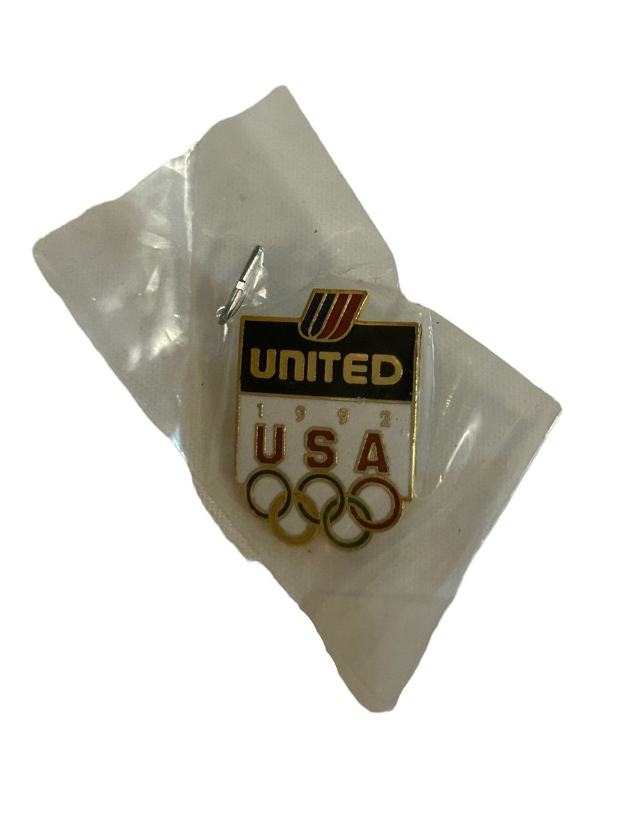 United Airlines 1992 (1974-93) Vintage Barcelona Olympic Games Enamel Lapel Pin