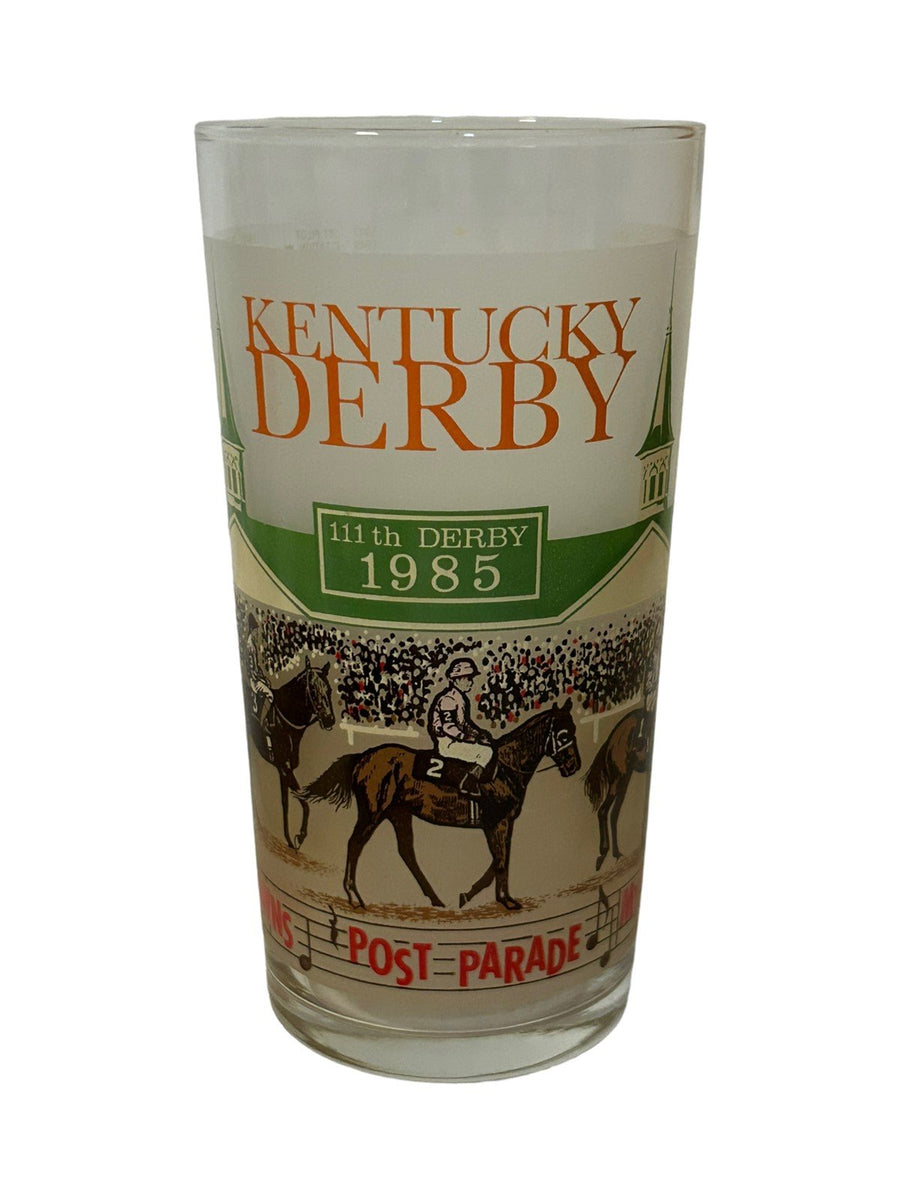 Kentucky Derby Vintage Mint Glass Julep Collectible 1975, 82, & 84-85 Cup Set