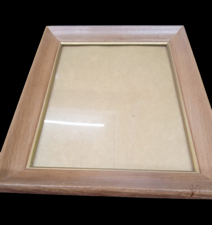 Brown Wooden Picture Frames Set Of 2 Contemporary Home Wall Decor