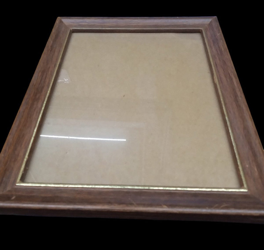Brown Wooden Picture Frames Set Of 2 Contemporary Home Wall Decor