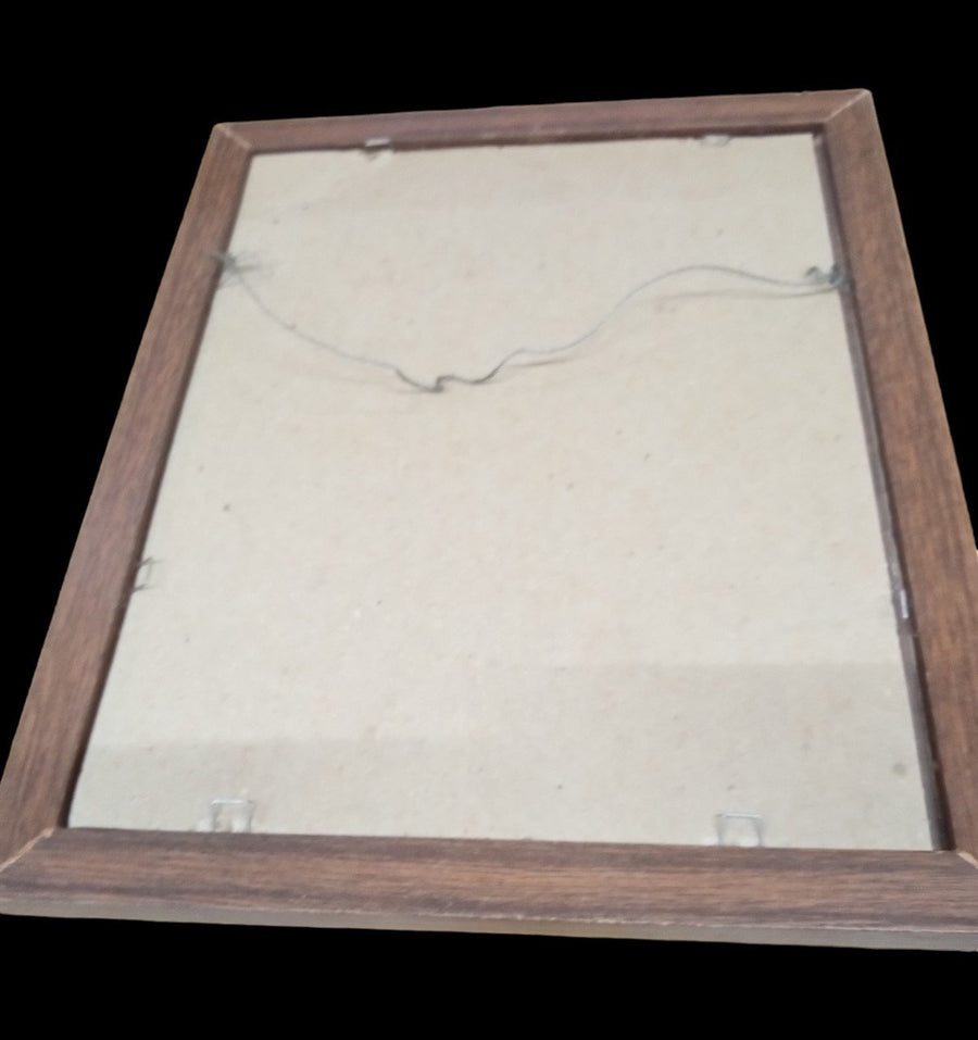 Brown Wooden Picture Frames Set Of 2 Contemporary Home Wall Decor